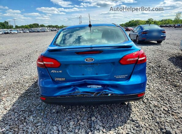 1FADP3J21GL233236 2016 FORD FOCUS Blue Rear view