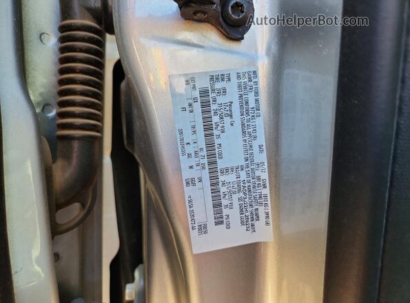 1FADP3J22HL288232 2017 FORD FOCUS Silver Vista de la etiqueta del VIN