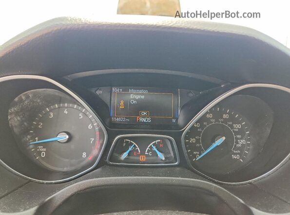 1FADP3J22JL203346 2018 FORD FOCUS Black ხელსაწყოთა პანელის ხედი