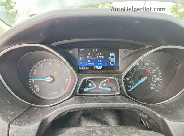 1FADP3J23HL238441 2017 FORD FOCUS Charcoal Widok zestawu wskaźników