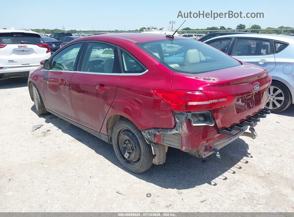 1FADP3J24GL212171 2016 FORD FOCUS Burgundy Задня ліва чверть