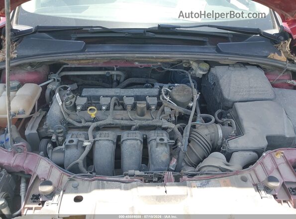 1FADP3J24GL212171 2016 FORD FOCUS Burgundy Вид ззаду