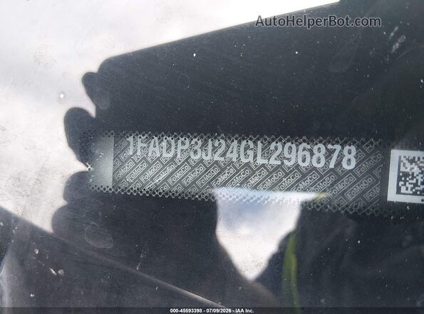 1FADP3J24GL296878 2016 FORD FOCUS Silver Widok komory silnika