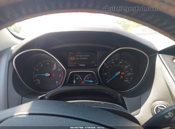 1FADP3J24HL272355 2017 FORD FOCUS Red უკანა სავარძლების ხედი