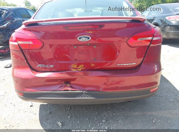 1FADP3J24HL272355 2017 FORD FOCUS Red წინა ხედი