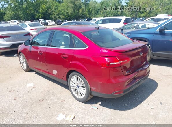 1FADP3J24HL272355 2017 FORD FOCUS Red უკანა მარცხენა