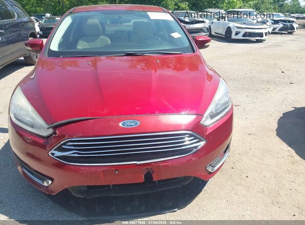 1FADP3J24HL272355 2017 FORD FOCUS Red ხელსაწყოთა პანელის ხედი