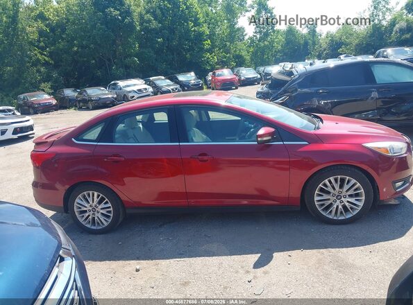 1FADP3J24HL272355 2017 FORD FOCUS Red უკანა სალონის ხედი