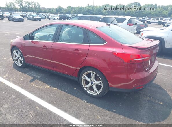 1FADP3J26GL335289 2016 FORD FOCUS Red უკანა მარცხენა