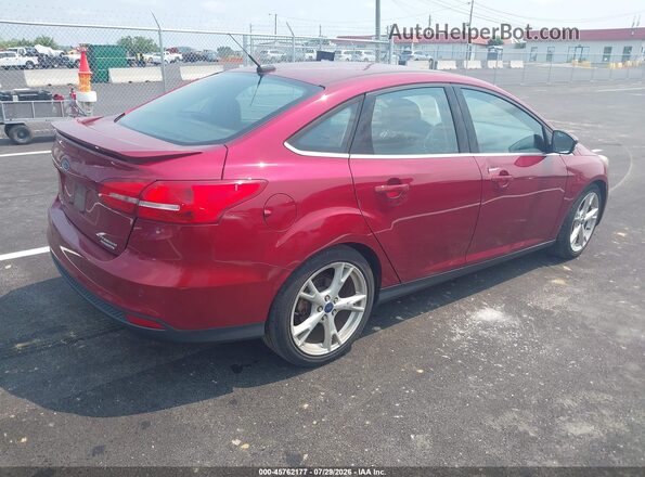 1FADP3J26GL335289 2016 FORD FOCUS Red უკანა მარჯვენა