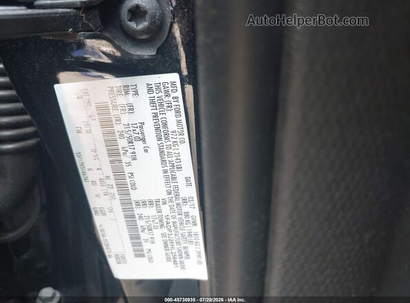 1FADP3J26HL256481 2017 FORD FOCUS Black Vista del compartimento del motor