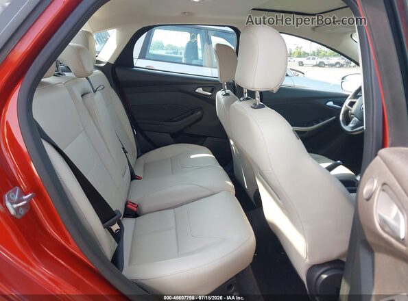 1FADP3J27JL281007 2018 FORD FOCUS Orange Vista de la etiqueta del VIN