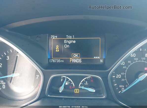 1FADP3J27JL281007 2018 FORD FOCUS Orange Vista de los asientos traseros
