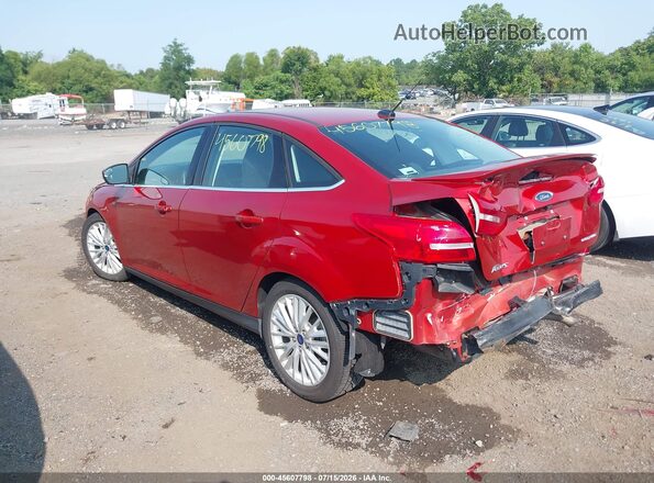 1FADP3J27JL281007 2018 FORD FOCUS Orange Trasero izquierdo
