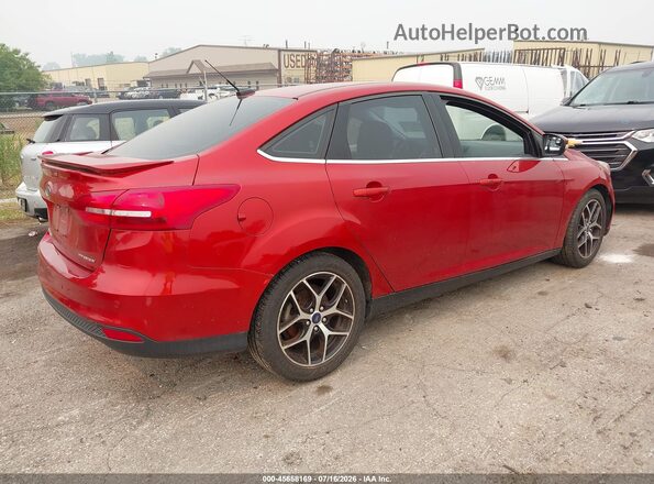 1FADP3J27JL294209 2018 FORD FOCUS Red Задня права чверть