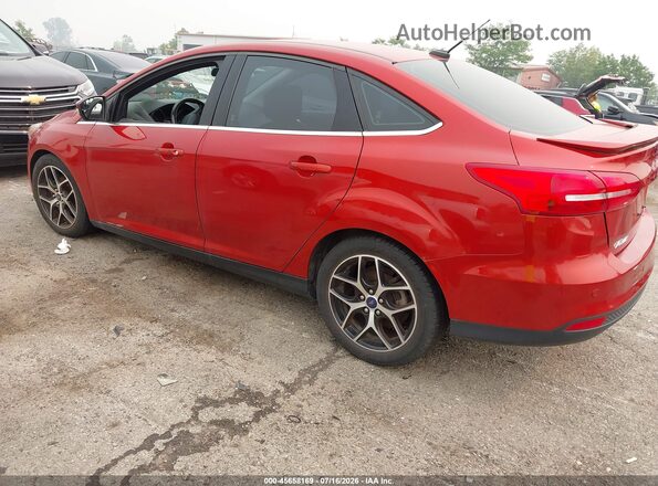 1FADP3J27JL294209 2018 FORD FOCUS Red Задня ліва чверть