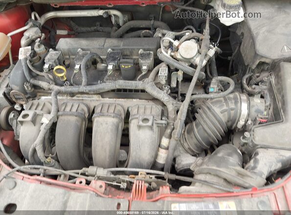 1FADP3J27JL294209 2018 FORD FOCUS Red Вид ззаду