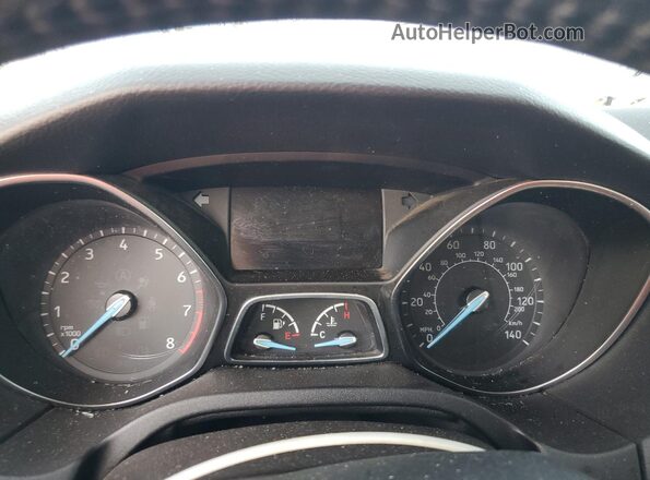 1FADP3J28JL324706 2018 FORD FOCUS Charcoal ხელსაწყოთა პანელის ხედი