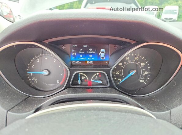 1FADP3K20GL292101 2016 FORD FOCUS Gray Widok zestawu wskaźników