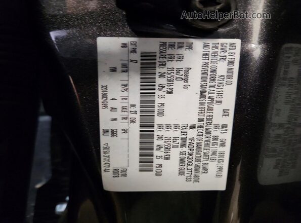 1FADP3K20GL377133 2016 FORD FOCUS Угольный Вид подкапотного пространства