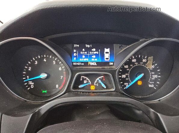 1FADP3K20HL232952 2017 FORD FOCUS Gray Instrument cluster view