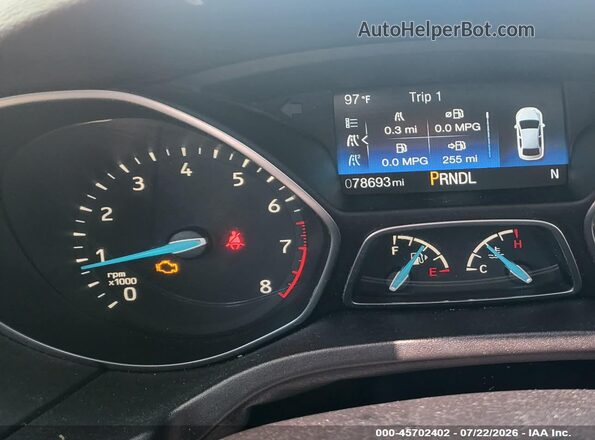 1FADP3K20HL299809 2017 FORD FOCUS Белый 