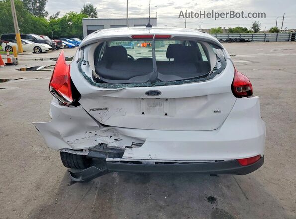 1FADP3K20JL218006 2018 FORD FOCUS White Widok z tyłu