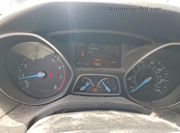1FADP3K20JL256089 2018 FORD FOCUS Black Вид щитка приладів