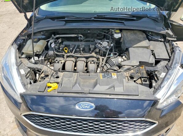 1FADP3K20JL256089 2018 FORD FOCUS Black Вид задньої частини салону