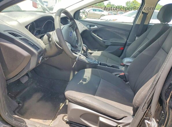 1FADP3K20JL256089 2018 FORD FOCUS Black Вид салону спереду