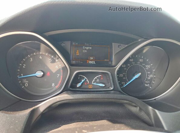 1FADP3K20JL282286 2018 FORD FOCUS Black Սարքավորումների վահանակի տեսք