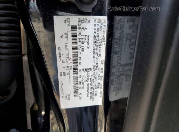 1FADP3K20JL282286 2018 FORD FOCUS Black Շարժիչի բաժամունքի տեսք