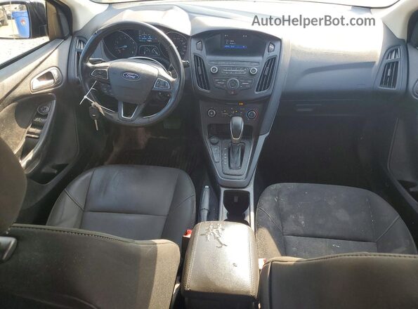 1FADP3K20JL305825 2018 FORD FOCUS Black Widok deski rozdzielczej