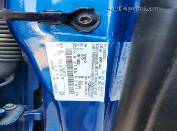 1FADP3K20JL330577 2018 FORD FOCUS Blue ძრავის განყოფილების ხედი