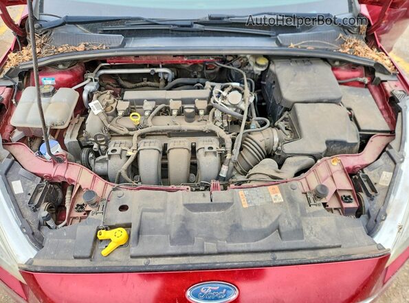 1FADP3K21GL362270 2016 FORD FOCUS Red Rear interior view