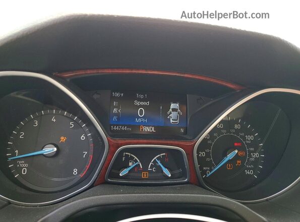 1FADP3K21GL385323 2016 FORD FOCUS Silver Vista del cuadro de instrumentos
