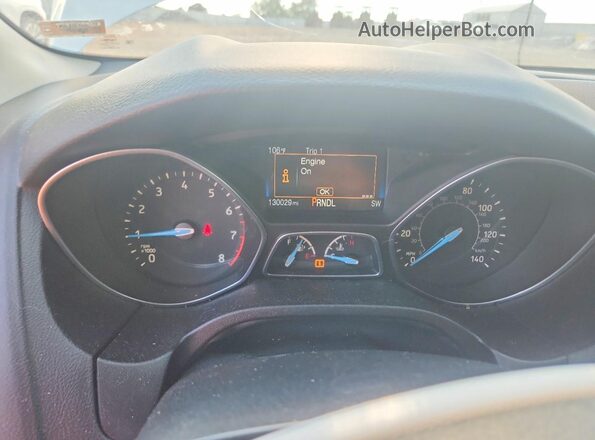 1FADP3K21HL263269 2017 FORD FOCUS White Вид щитка приладів