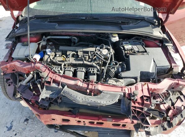 1FADP3K21HL319405 2017 FORD FOCUS Red უკანა სალონის ხედი