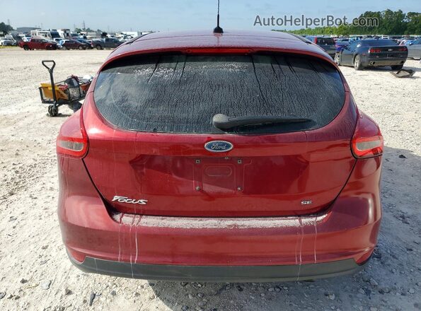 1FADP3K21HL319405 2017 FORD FOCUS Red უკანა ხედი