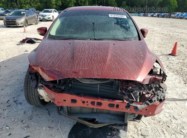 1FADP3K21HL319405 2017 FORD FOCUS Red წინა ხედი