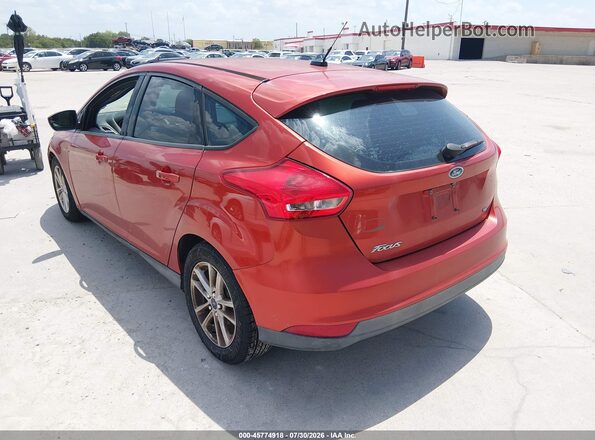 1FADP3K21JL269207 2018 FORD FOCUS Оранжевый Задняя левая четверть