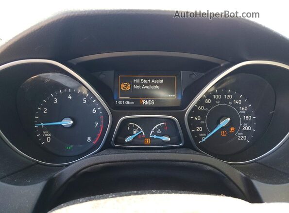1FADP3K22GL223202 2016 FORD FOCUS Black Instrument cluster view