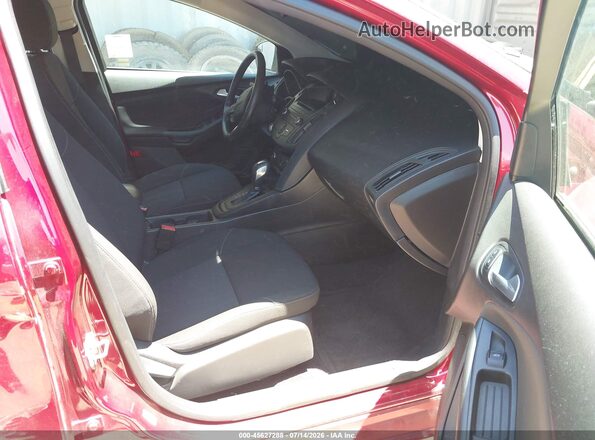 1FADP3K22GL238704 2016 FORD FOCUS Red წინა სალონის ხედი