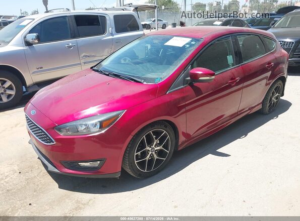 1FADP3K22GL238704 2016 FORD FOCUS Red წინა მარცხენა ხედი სამი მეოთხედიდან