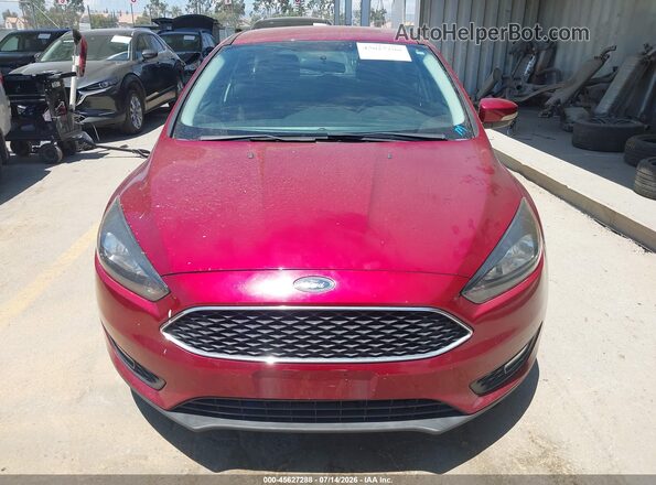 1FADP3K22GL238704 2016 FORD FOCUS Red ხელსაწყოთა პანელის ხედი