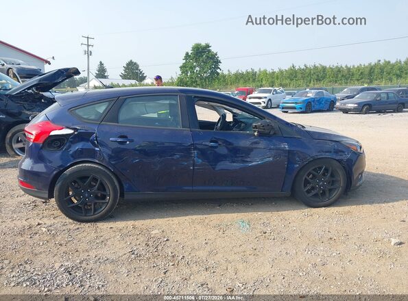 1FADP3K22GL382155 2016 FORD FOCUS Blue Rear interior view