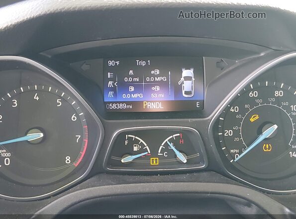 1FADP3K22HL208569 2017 FORD FOCUS Белый Вид задних сидений