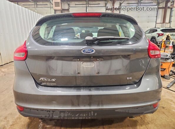 1FADP3K22HL216252 2017 FORD FOCUS Серый Вид сзади
