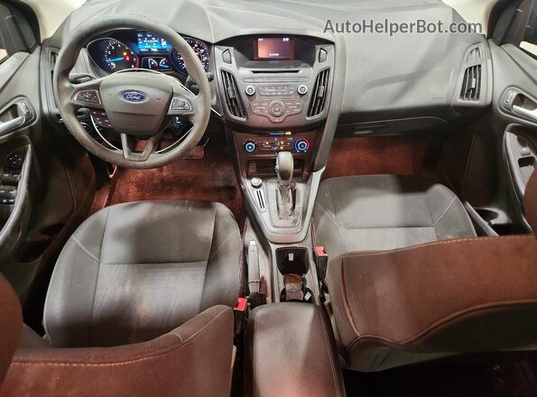 1FADP3K22HL216252 2017 FORD FOCUS Серый Вид панели приборов