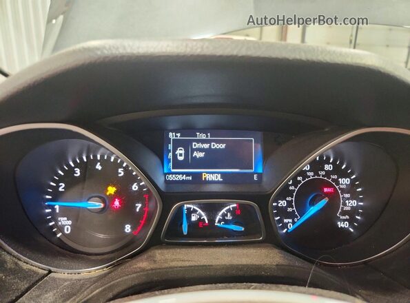1FADP3K22HL216252 2017 FORD FOCUS Серый Вид щитка приборов